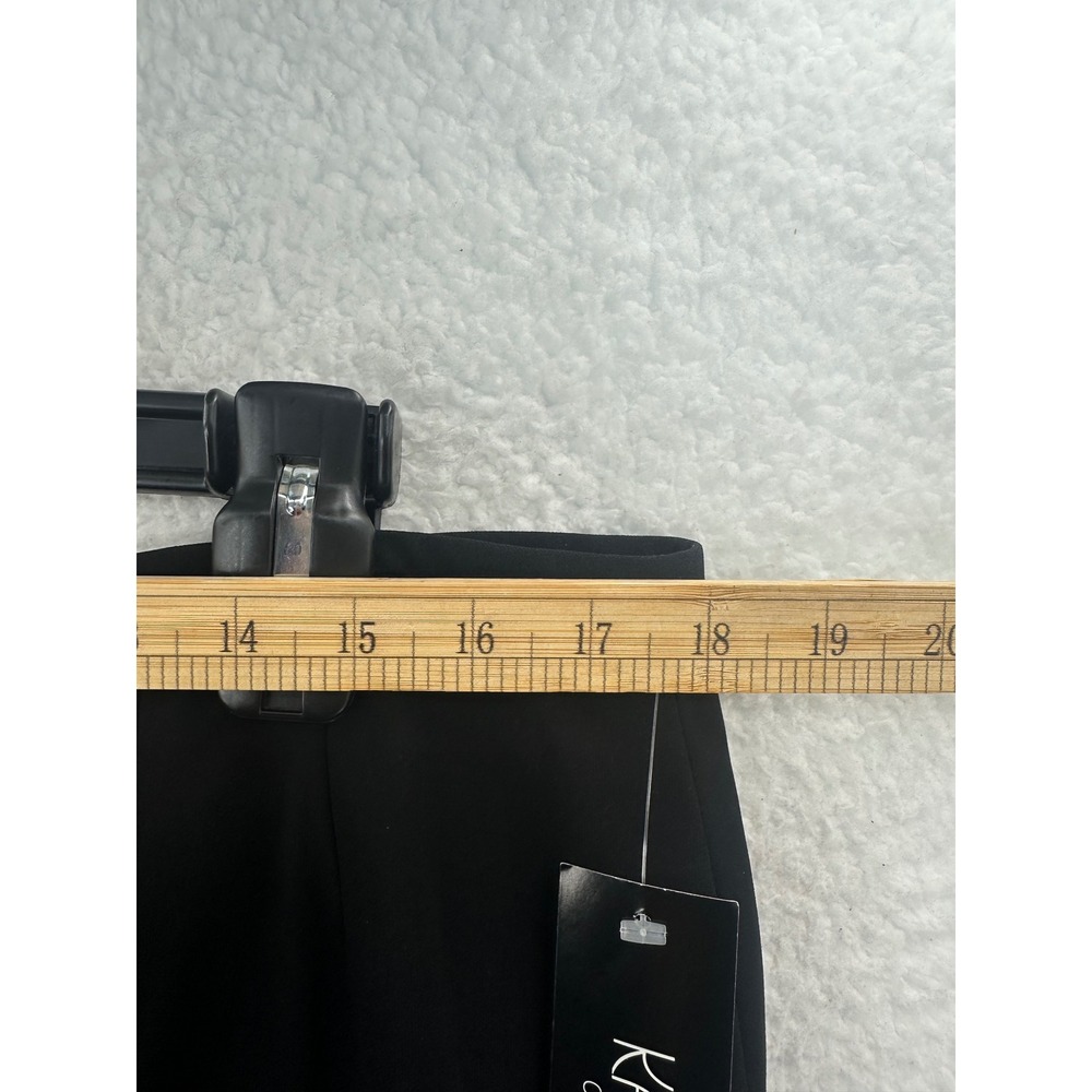 Kasper Classics Black Pencil Skirt Knee Length Size 14 Women's Career - Picture 8 of 10